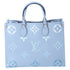 Louis Vuitton Bythepool Onthego MM Tote Empreinte Giant Monogram Summer Blue